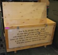 Wooden Crate L1380 x W500 x H810mm