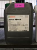 20ltr Castrol Aircol PD 68 Compressor Lubricant - COLLECTION ONLY.