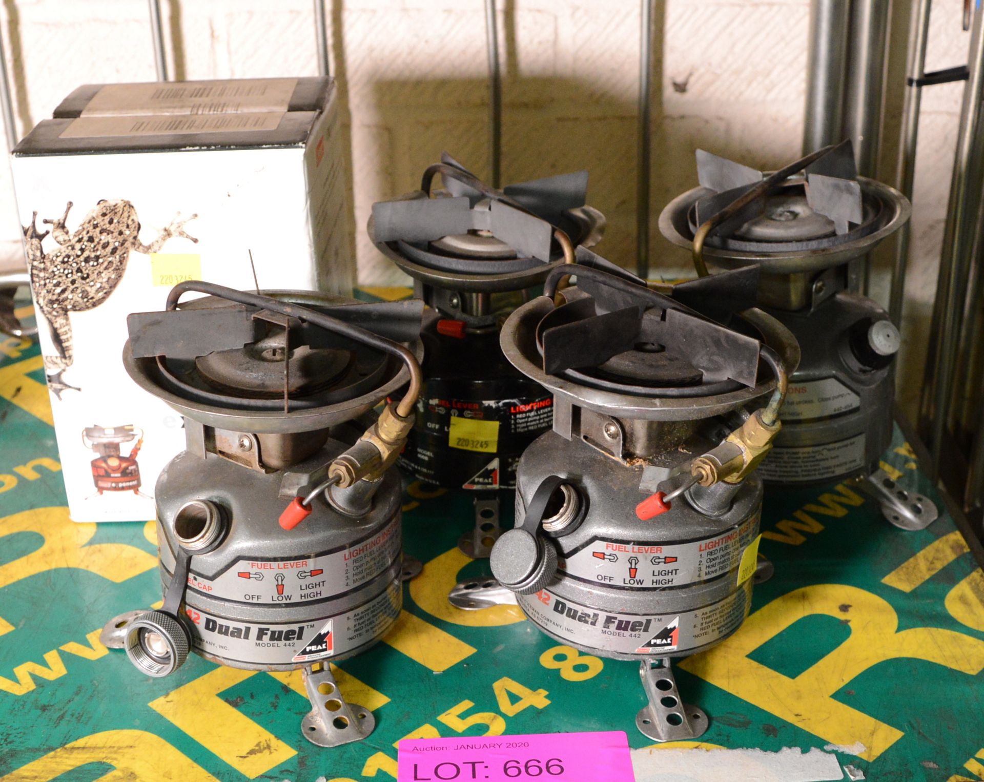 5x Coleman Duel Fuel Stoves