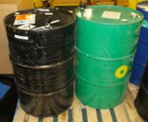 2x 45 Gallon Drums Of Fuel Kerosene, System Oil - COLLECTION ONLY