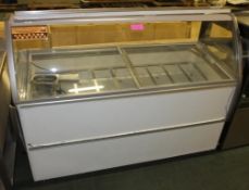 Crystal Venus 13 Ice Cream Counter W1676 x D862 x H1263mm.