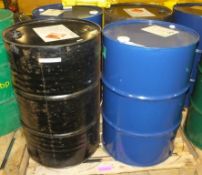 4x 45 Gallon Drums Of Insulation Oil & Gas Oil - COLLECTION ONLY