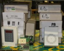 5x PA Verification UNits PR240, 16x DAC 2000 Door Access Control Systems