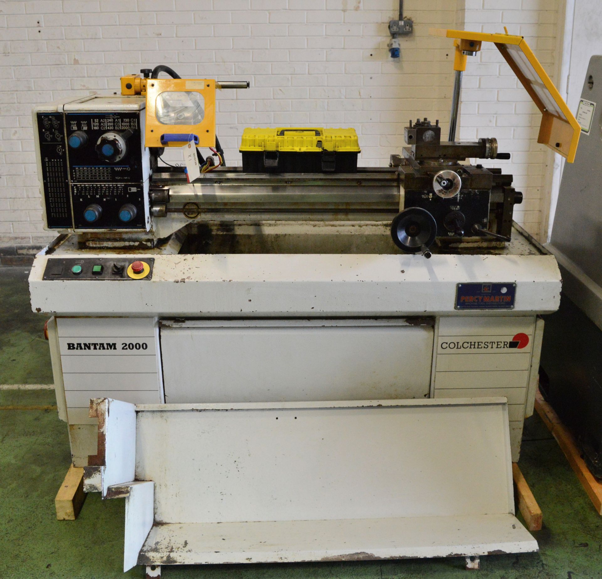 Colchester Bantam 2000 Metalworking Lathe - Approx 30" between centres, swing 5" - 3PH 415