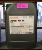 20ltr Castrol Aircol PD 68 Compressor Lubricant - COLLECTION ONLY.