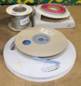 4 Reels of Cable / Earth Strap - RS Comp 365-543 / 360-093