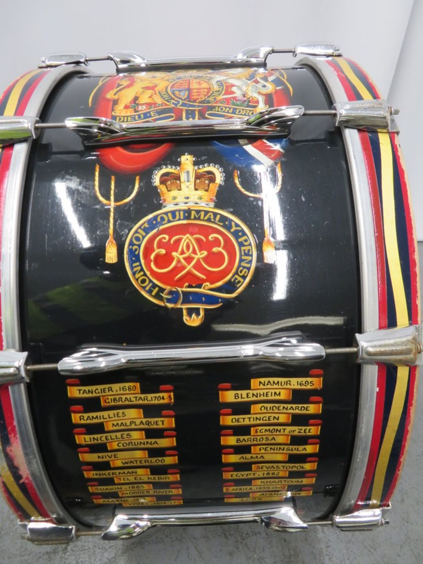 Premier Grenadier Guards Marching Bass Drum. - Image 5 of 10