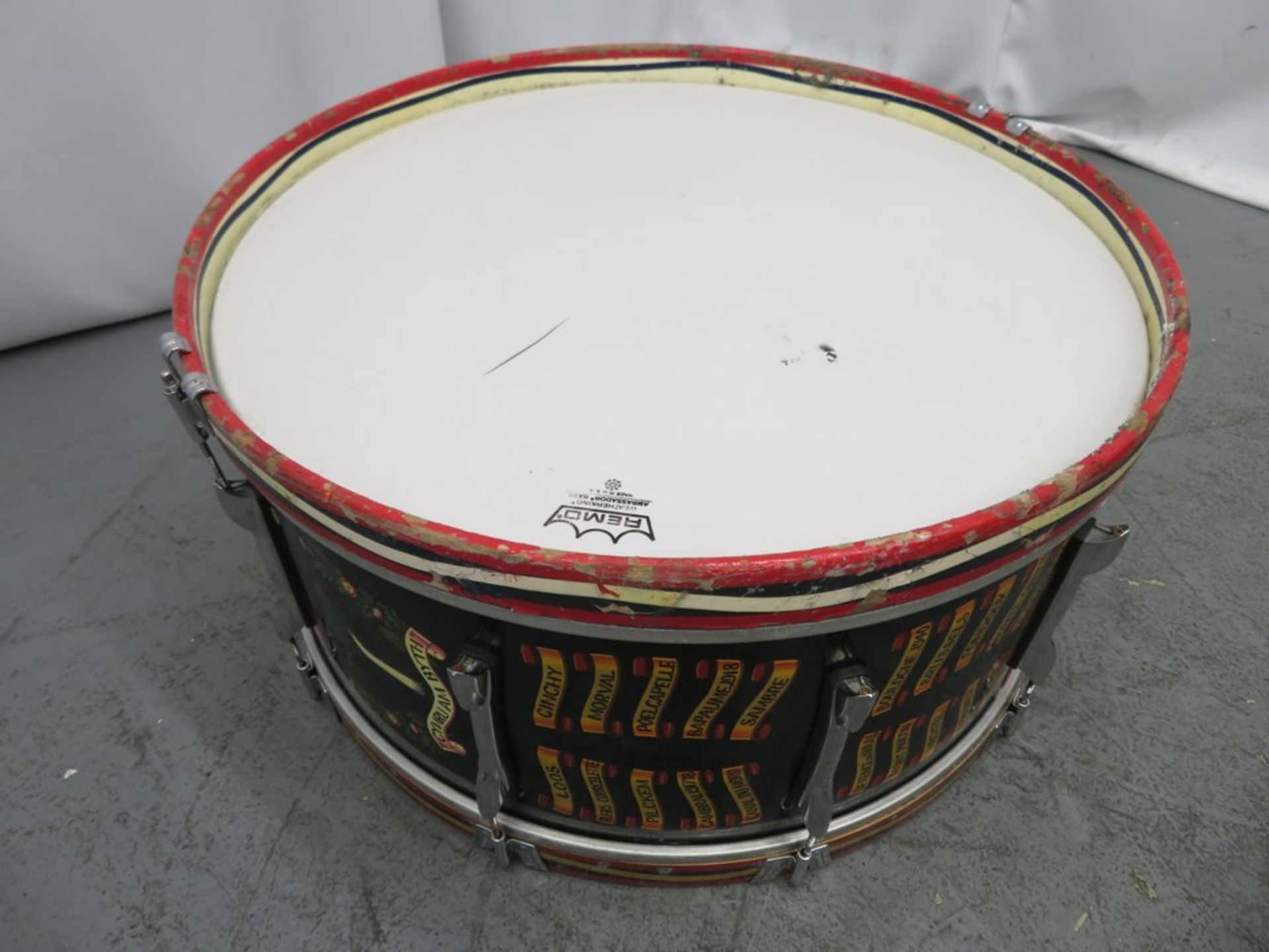 Premier Welsh Guards Marching Bass Drum. - Image 8 of 10