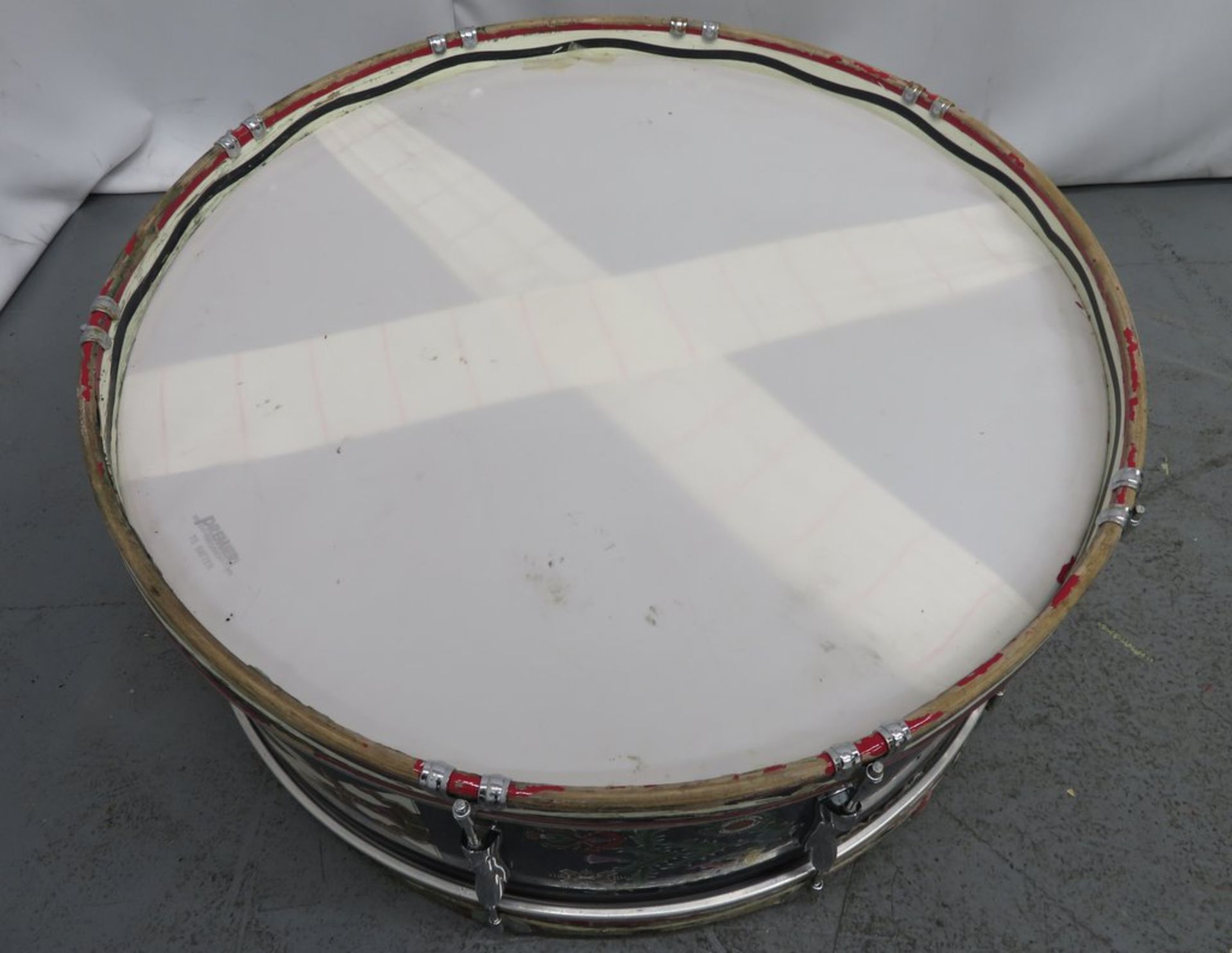 Premier Scottish Highlands Division Marching Bass Drum. - Image 6 of 8