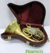 Gebr-Alexander Mainz 103 French Horn Complete With Case.