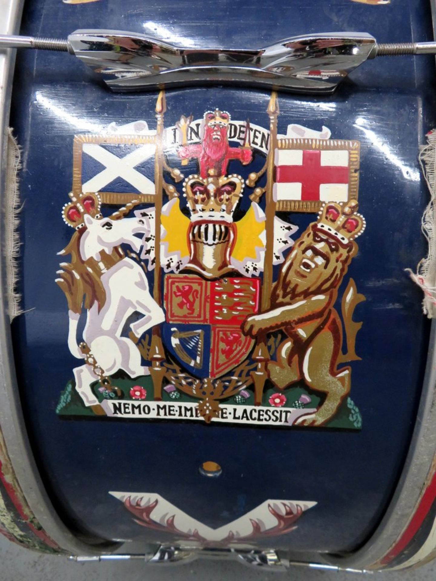 Premier Scottish Highlands Division Marching Bass Drum. - Image 4 of 8