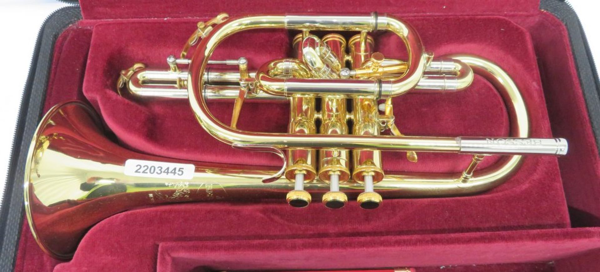 Besson BE2028 Prestige Bb Cornet Complete With Case. - Image 2 of 14