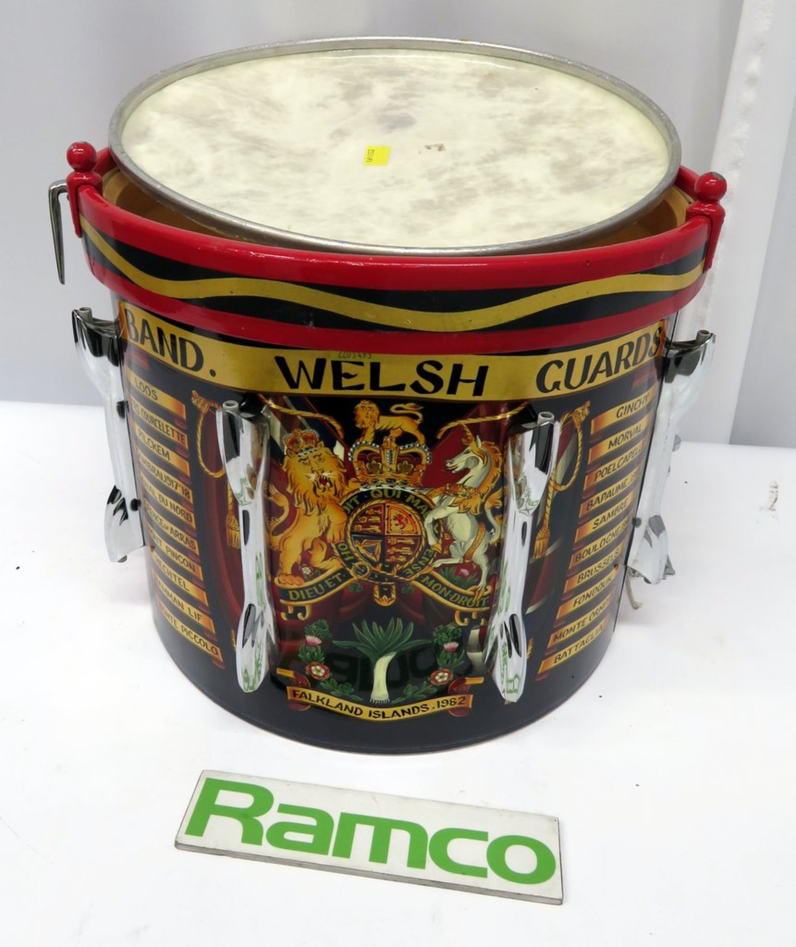 Premier Welsh Guards Side Marching Snare Drum Carcase.