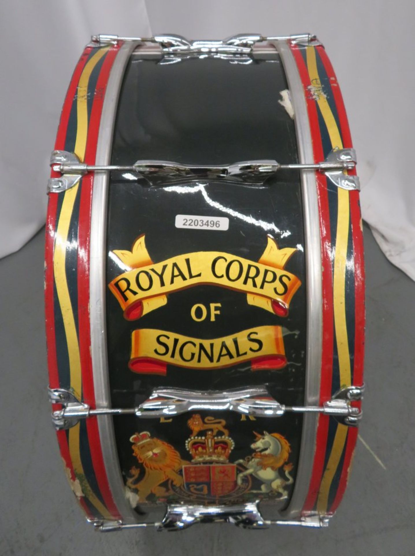 Royal Corps Of Signal Marching Bass Drum. - Image 2 of 11