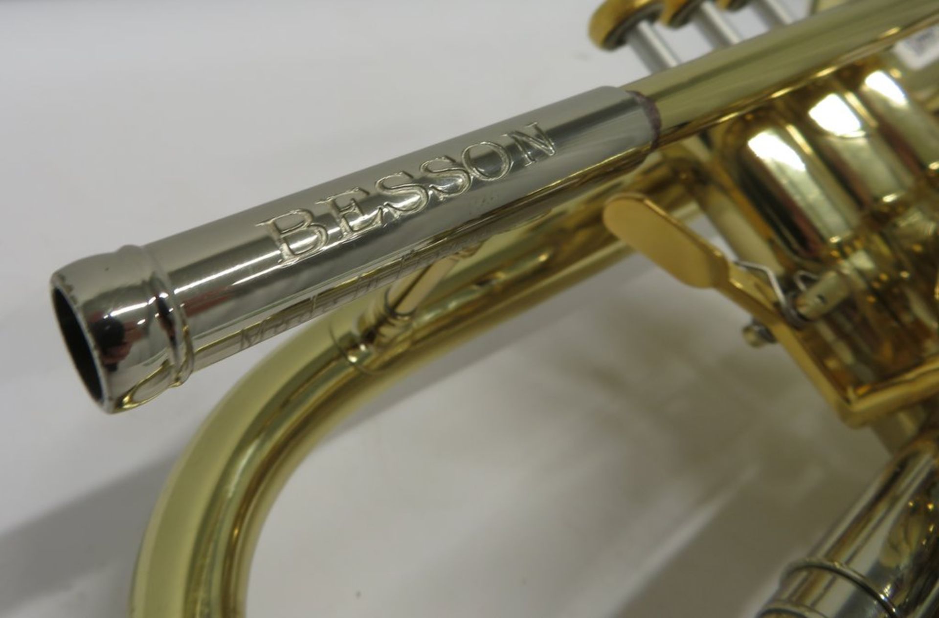Besson BE2028 Prestige Bb Cornet Complete With Case. - Image 8 of 14