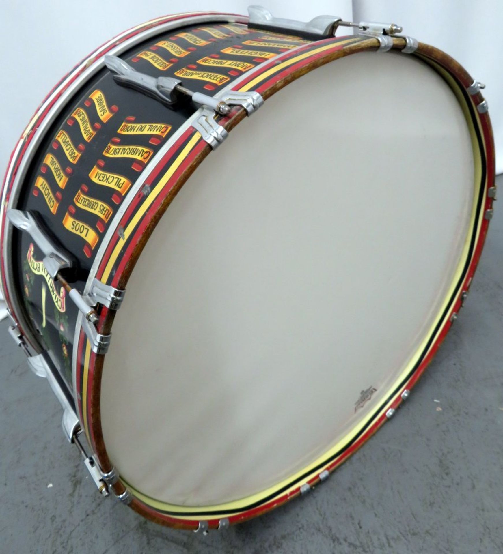 Premier Welsh Guards Marching Bass Drum. - Image 9 of 10