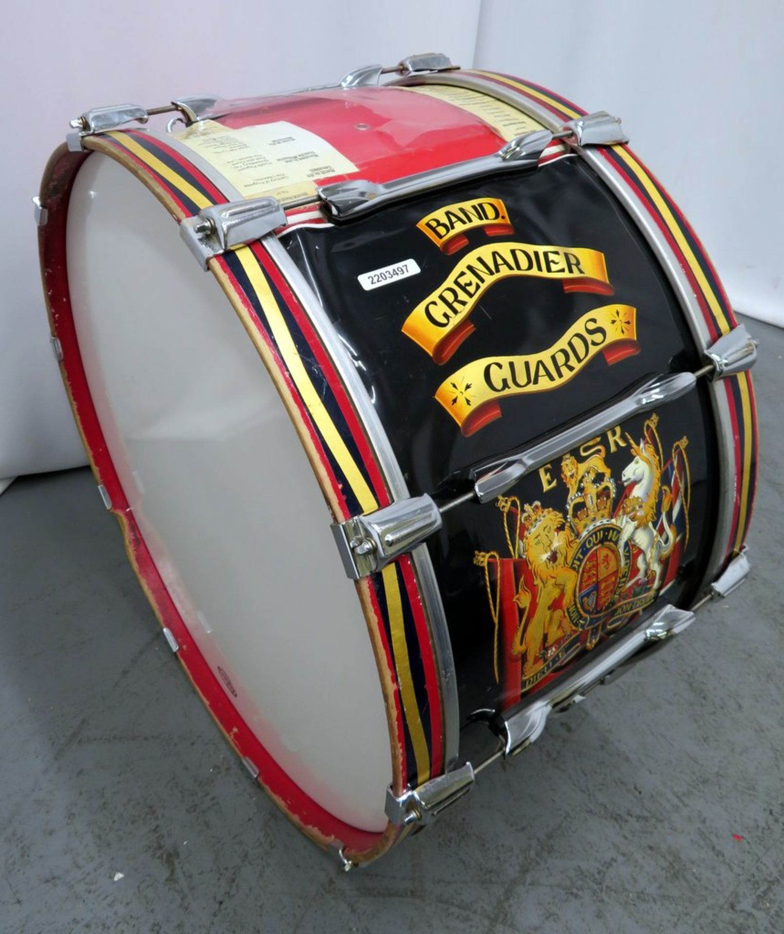 Premier Grenadier Guards Marching Bass Drum.