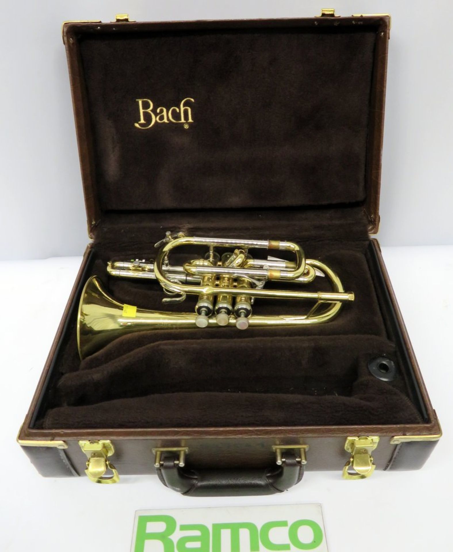 Bach Stradivarius 184 Cornet Complete With Case.