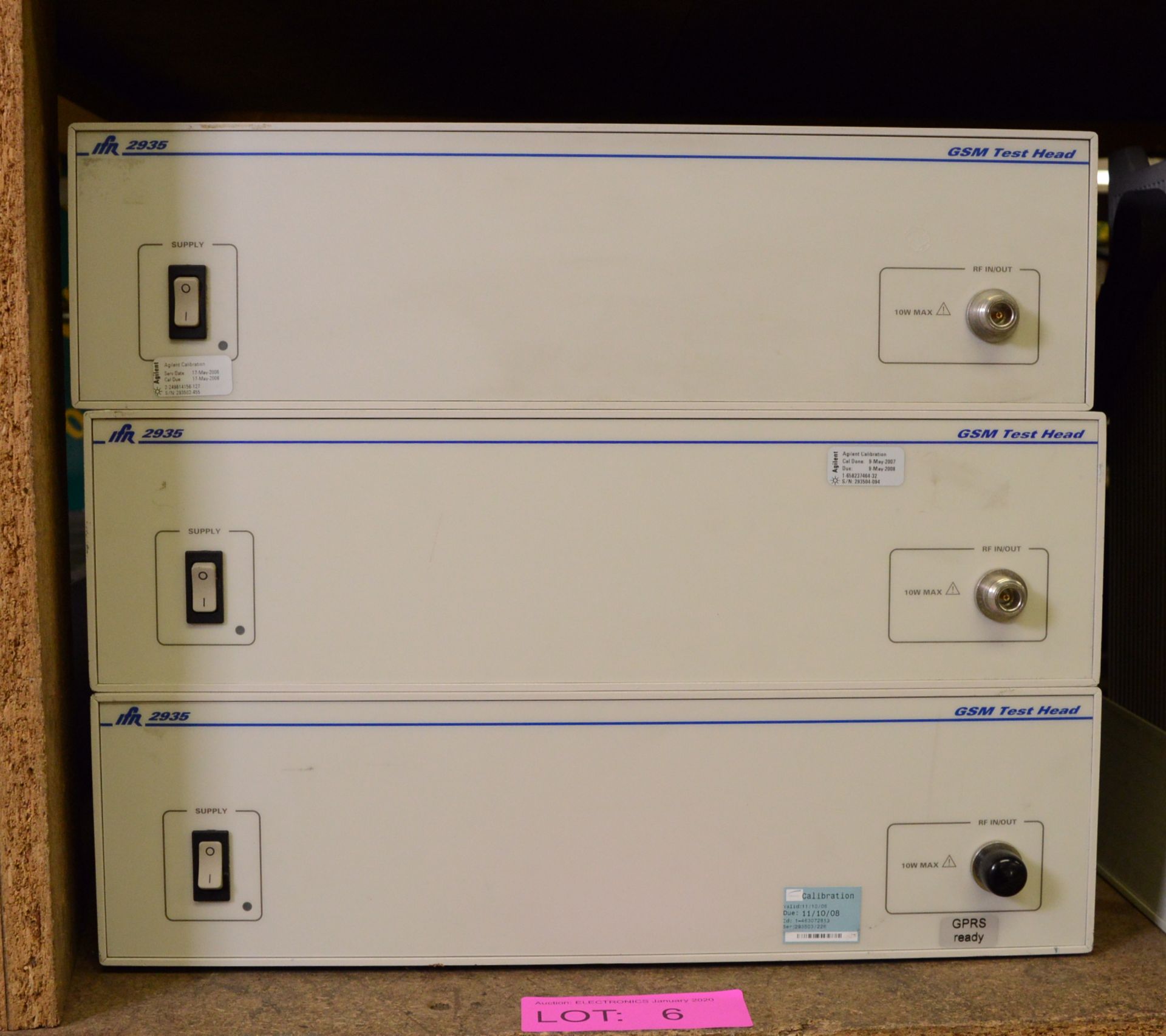 3x NFR GSM Test Head.