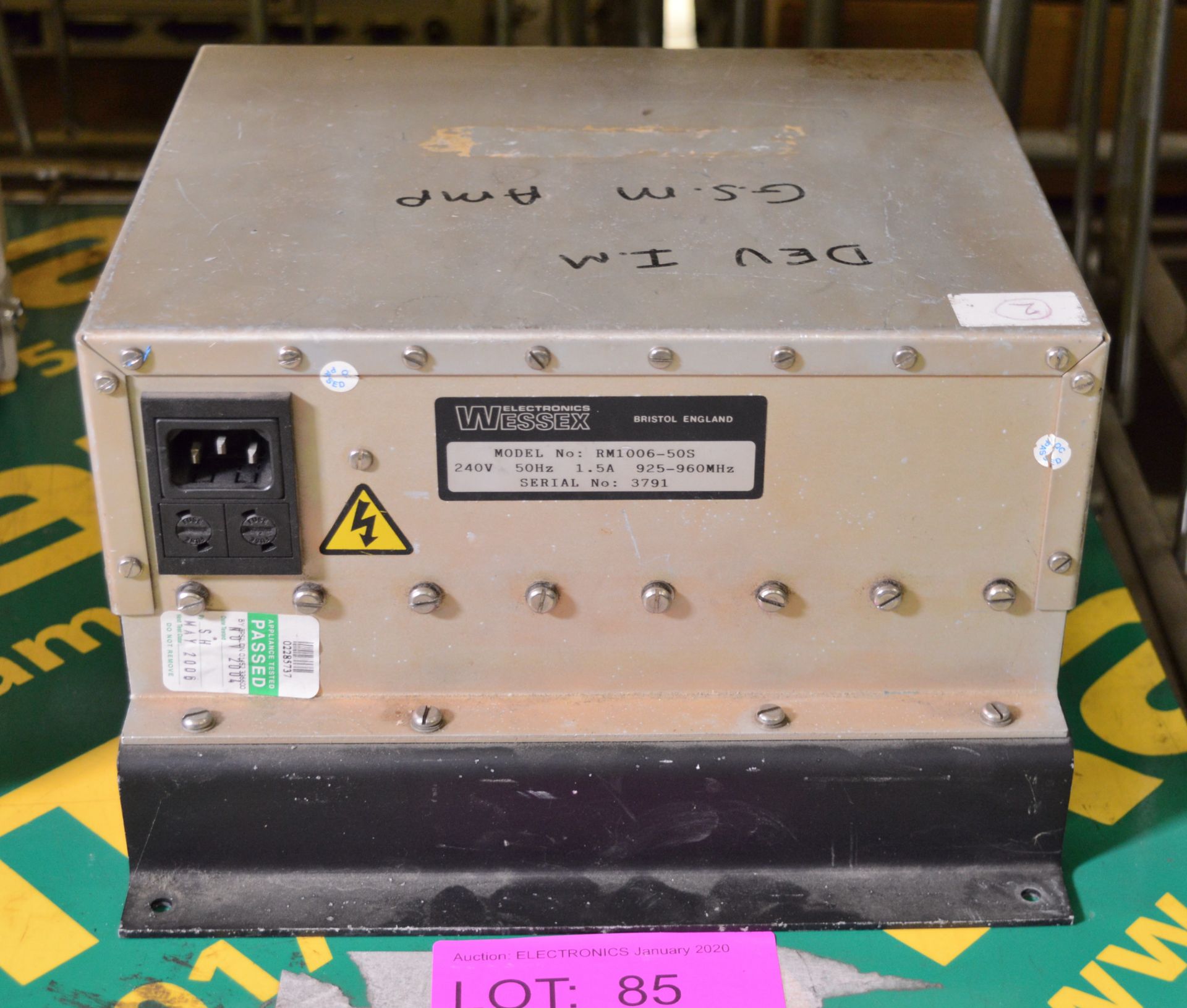 Wessex Electronics RM1006-50S Amplifier 925 - 960 MHz.