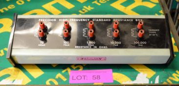 Jay-Jay Instruments Precision High Frequency Standard Resistance Box.