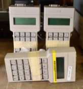 3x Nokia Handheld Number / Keypads with LCD Screen.