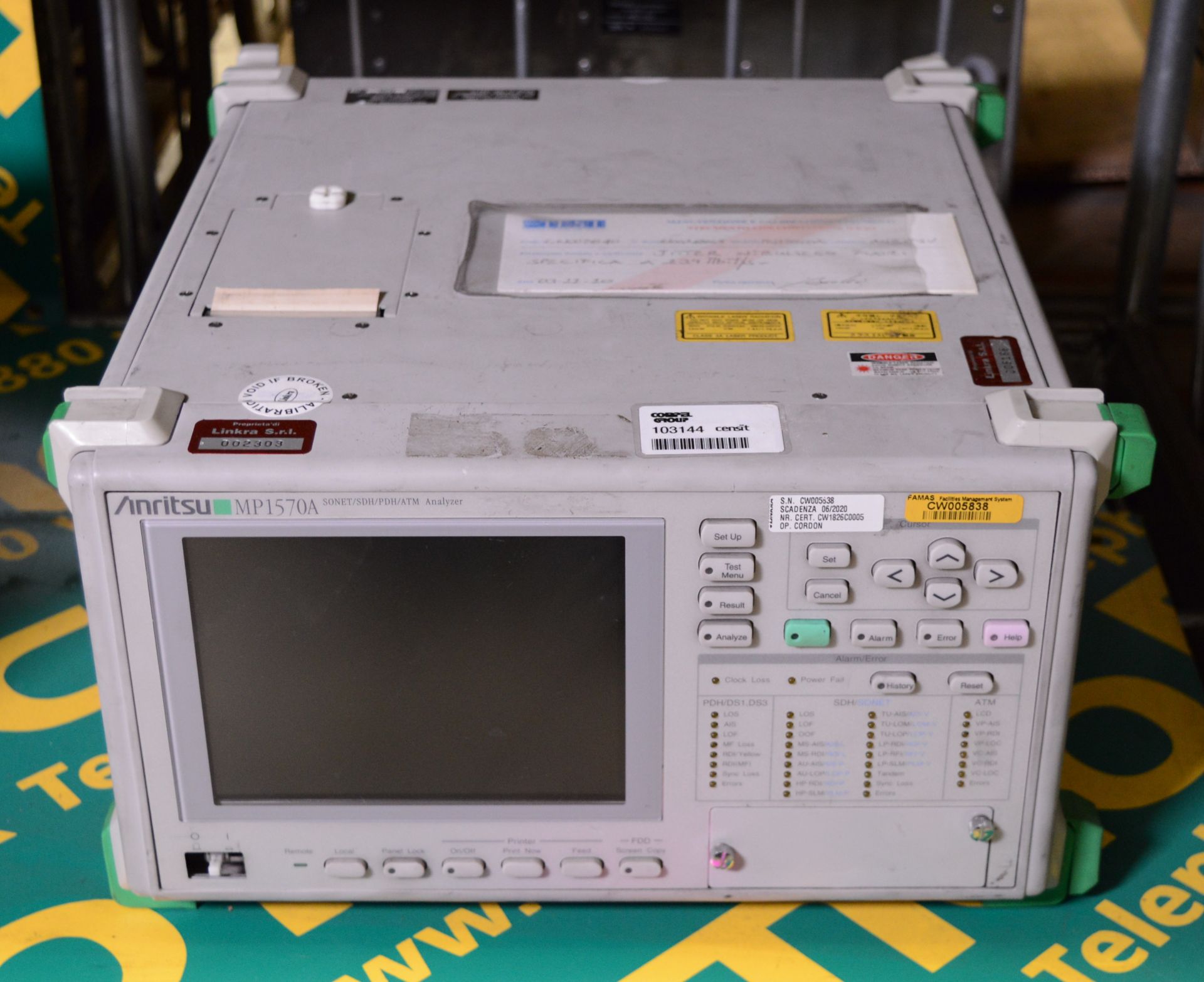 Anritsu MP1570A SONET/SDH/PDH/ATM Analyzer.