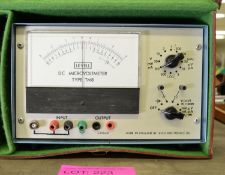 Levell TM8 DC Microvoltmeter.