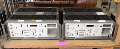 2x Wandel & Goltermann PF-4 Bit Error Measuring Set.