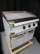 HEAVY DUTY RIBBED GRIDDLE AND CABINET