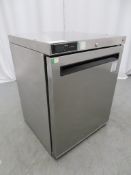 WILLIAMS MODEL LA135SA R1 STAINLESS STEEL UNDERCOUNTER FREEZER