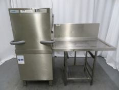 2012 WINTERHALTER MODEL GS502 STAINLESS STEEL PASS-THROUGH DISHWASHER