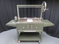 MOBILE CHARCOAL GRILL; NEW AND UNUSED