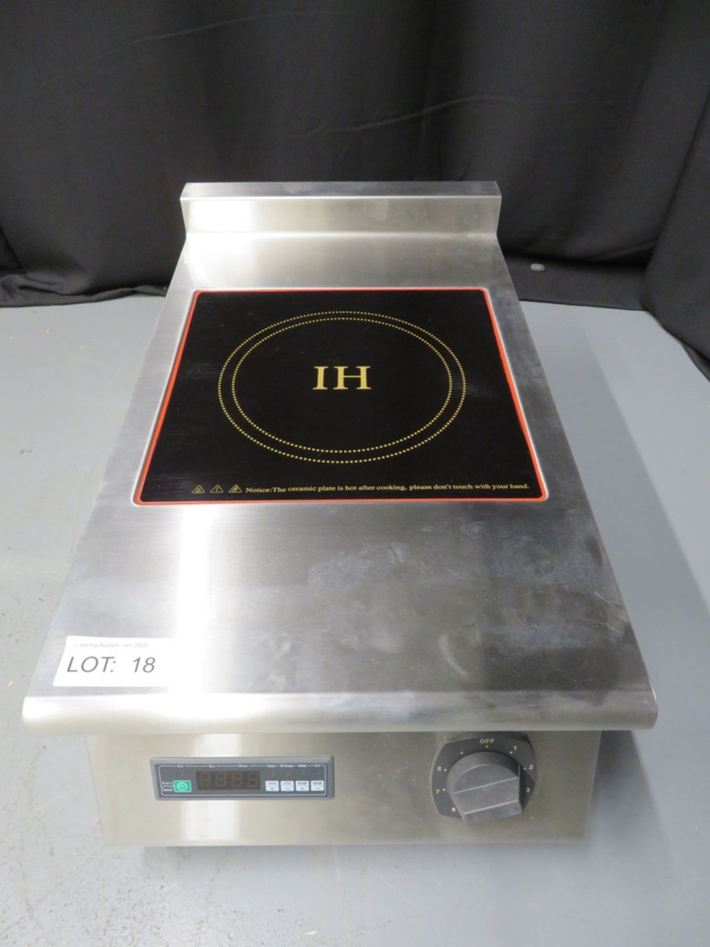 SINGLE ZONE HEAVY DUTY COUNTER TOP INDUCTION HOB - Image 2 of 3