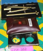 Casella Stereoscope, Staedtler Mars Compass Set