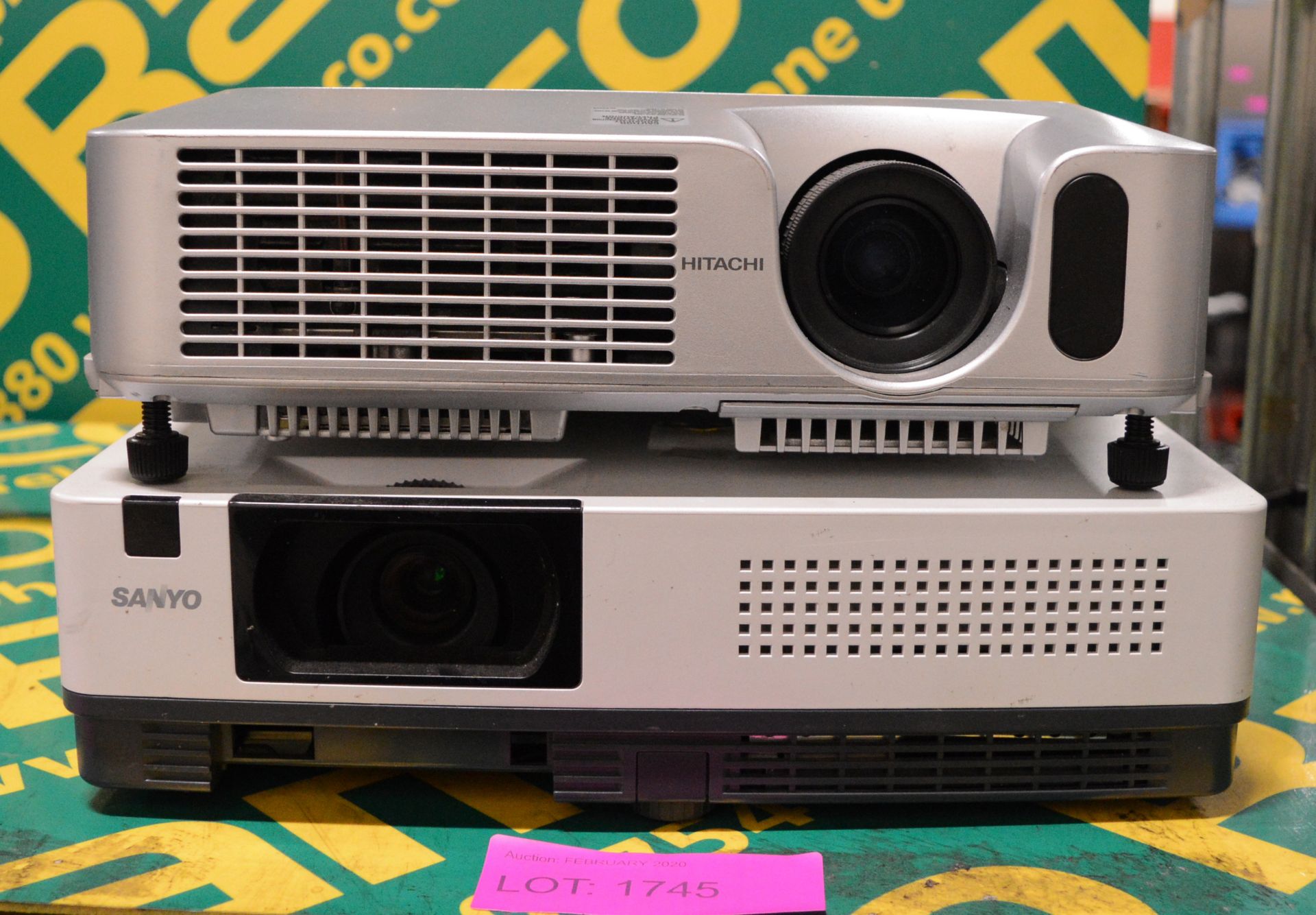 Sanyo PLC-XR201 & Hitachi CP-X260 Projectors.