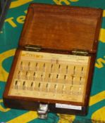 Gauge Blocks in a wooden box