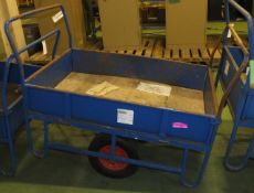 2 wheeled drop sided trolley