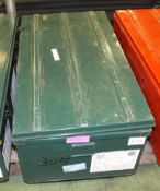 Metal Storage Chest L1000 x W560 x H380mm - Dark Green