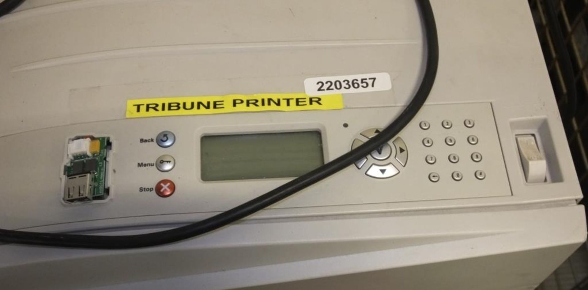 Lexmark Model HFD1 Tribune Printer - As Spares or Repairs - Image 2 of 2