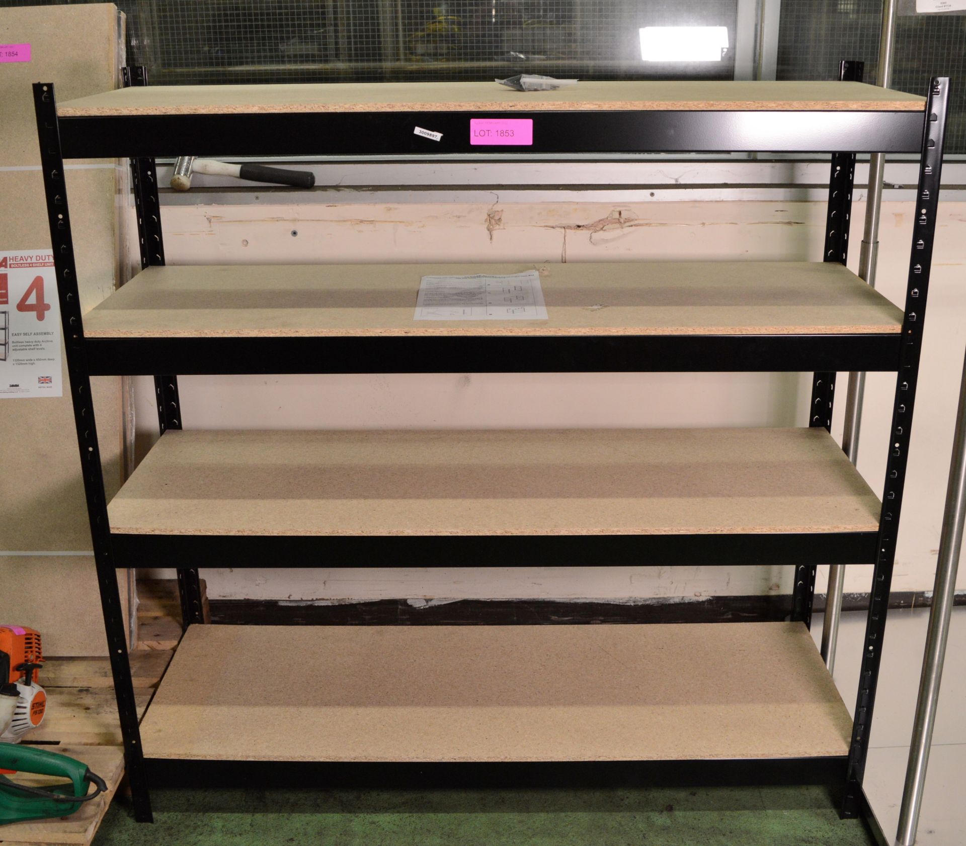 Boltless 4 Shelf Unit W1330 x D450 x H1320mm.