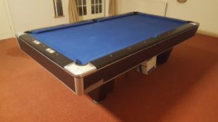 Brunswick American Pool Table (Viewing by appointment) with 1" Slate Bed in 3 Sections. Go