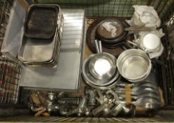 Catering Pans, Baking Trays, Frying Pans, Trays, Mincing Machines