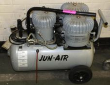 Jun-Air Serial No 596187 Compressor 12.5 Bar 50 Litre Tank