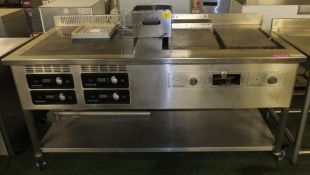 Control Induction Cooking Suite Electric Mobile Range - 4 355 x 380mm induction hobs & 2 3