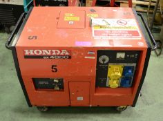 Honda EX4000 3.5kW Petrol Generator.