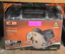 F4PCS1800W Circular Saw 230V.