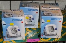 4x Omron M6 Blood Pressure Monitoring Kits