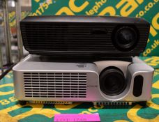 Hitachi CP-X260 & Optoma DS3 16L Projectors.