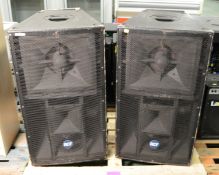 2x RCF 4ProSeries 6001-A 3-Way Active Speakers.
